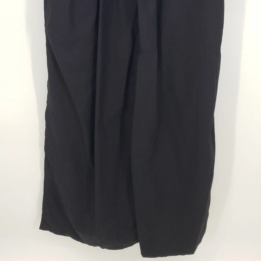 MIKOH Hawea Maxi Dress Oversized Kaftan Size 1 Black Long Sleeve Minimalist Boho - Picture 9 of 10